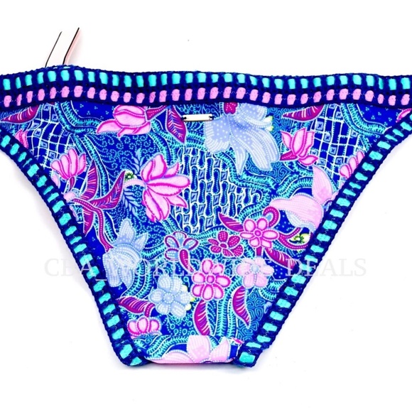Victoria's Secret Balinese Floral Crochet Cheeky Swim Bottom - Picture 2 of 2